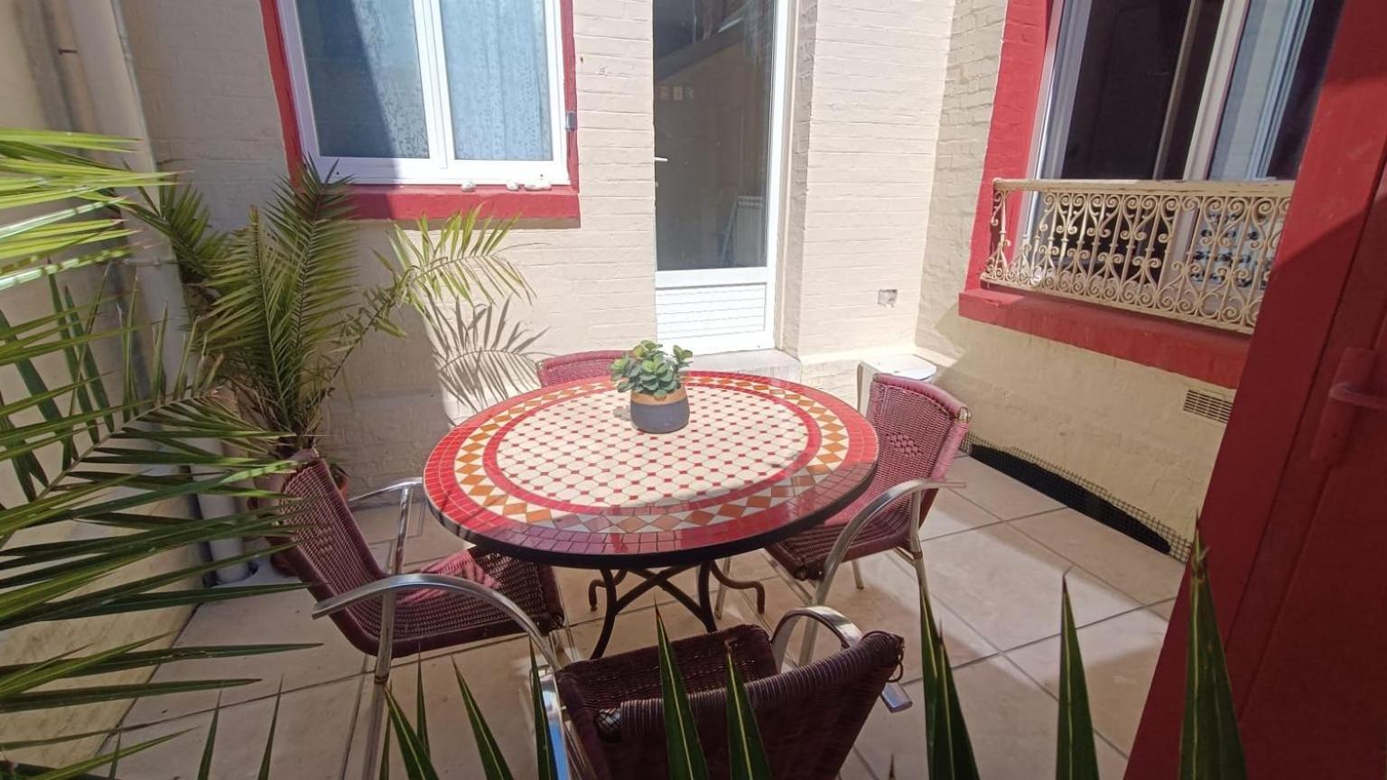 La Bateliere, Appartement Mer Avec Patio Prive 梅尔·莱斯·拜恩斯 外观 照片